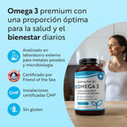 Nutravita Omega 3 2000Mg - Con 660Mg EPA Y 440Mg DHA - 240 Cápsulas Blandas (8 Meses) - Para Corazòn, Función Cerebral & Visiòn (EFSA) Omega 3 Capsulas - Omega3 Suplementos Para Hombres & Mujeres
