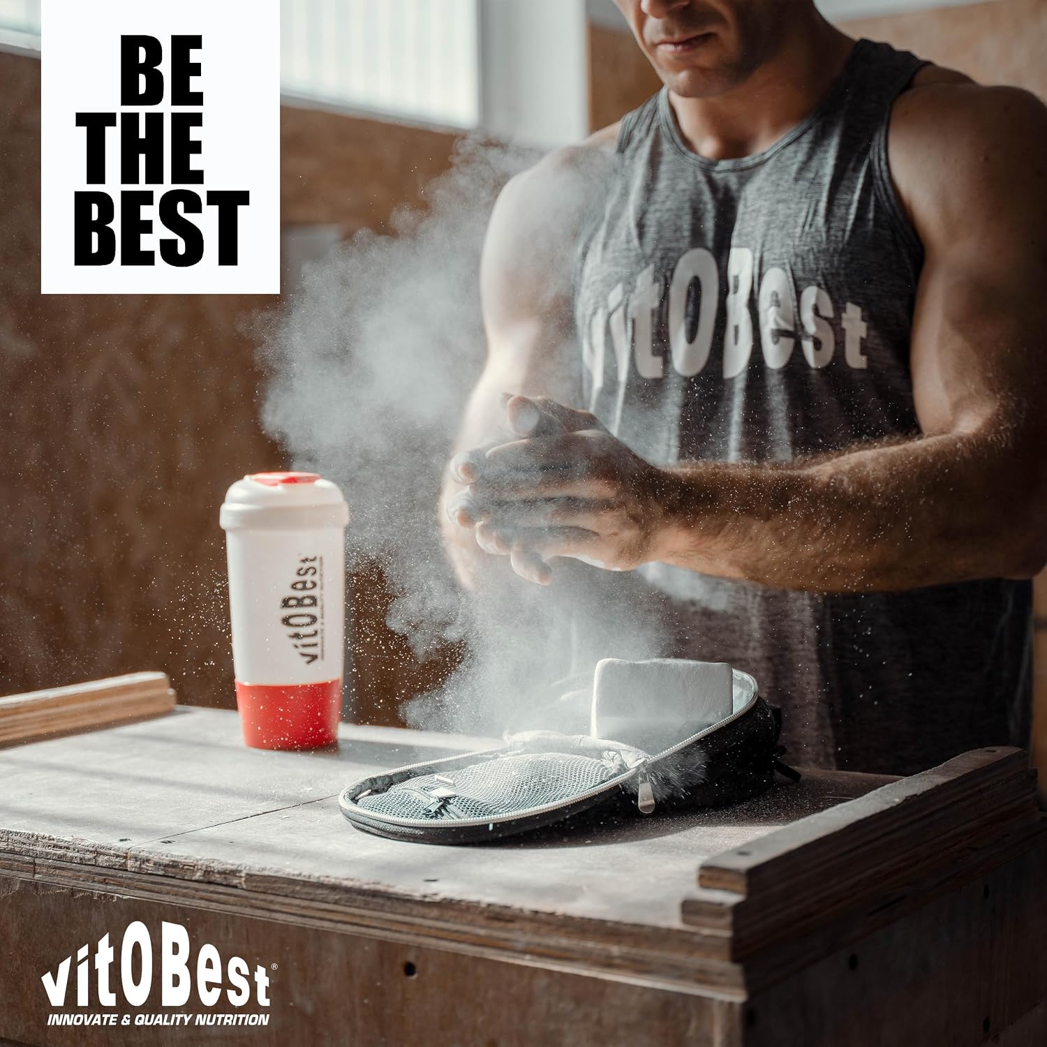 VITOBEST | Magnesio | Ayuda a Mantener Los Huesos Y Los Dientes. Reduce El Cansancio Y La Fatiga | Favorece El Funcionamiento Del Sistema Nervioso Y Músculos | 60 Vegecaps