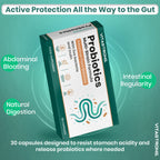 Lactic Ferments Probiotic Vitastrong Vegan, Formula Multiceppo with Live Bacteria, Inulin and Lactobacillus Plantarum, Gatroresistant Capsules, Premium Quality, Laboratory Tested, Gluten Free