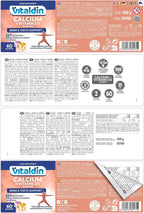 VITALDIN 60 Gominolas De Calcio & Vitamina D3, 500 Mg, 1.000 IU Por Dosis – (30 Días) Sabor Frutas – Ayuda a Mantener Huesos Y Dientes – Sin Gluten – Apto Para Niños & Adultos