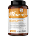 Multivitamin Multimineral with Probiotics, Vitamin B12, Folic Acid and Coenzyme Q10 | 360 ° Defender Complete Multivitamin Supplement with 14 Vitamins and 5 Mineral Salts