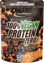 100% Vegan Protein Zero - Galleta Fundente Con Caramelo Salado 500G | Proteína en Polvo Sin Azúcar Y Rica En Proteínas | Vegana Y Sin Aspartamo