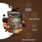 100% Vegan Protein Zero - Galleta Fundente Con Caramelo Salado 500G | Proteína en Polvo Sin Azúcar Y Rica En Proteínas | Vegana Y Sin Aspartamo